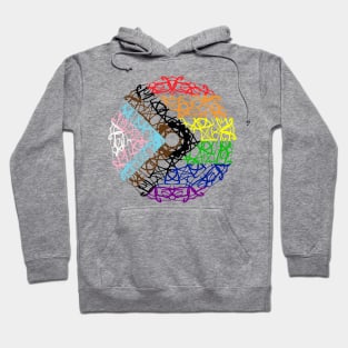 Progress Pride Flag Kaleidoscope Hoodie